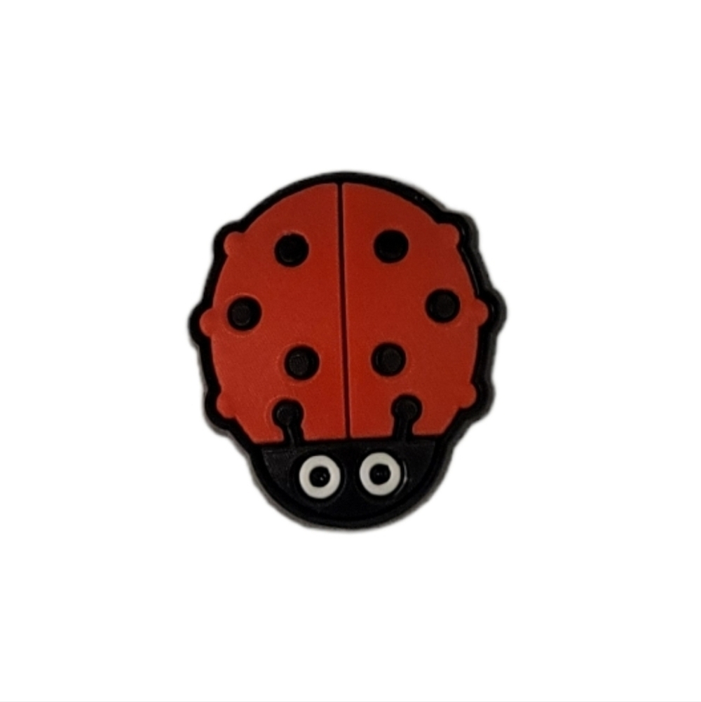 Lady Bug Croc Charm